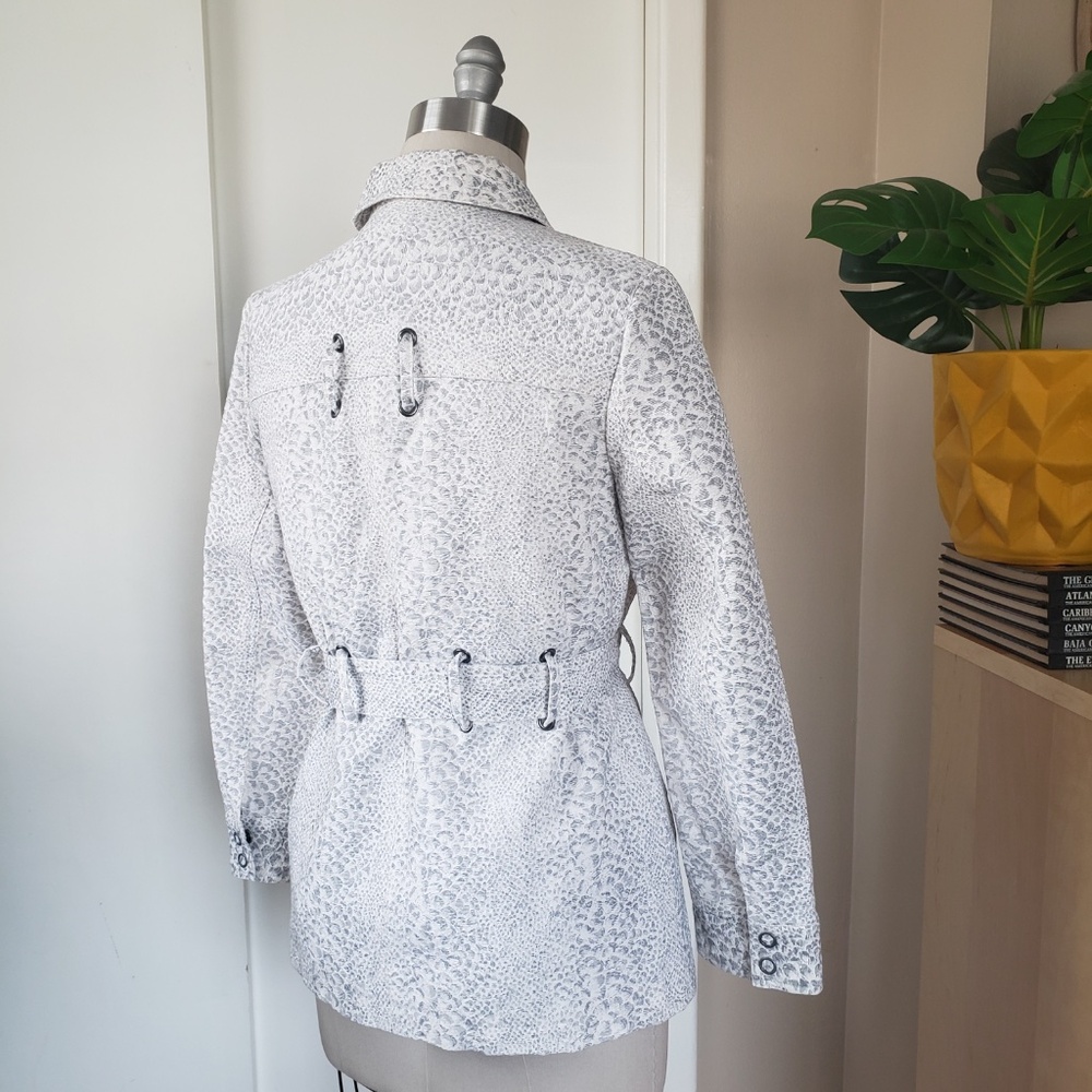 Metallic Python Utility Jacket Size 8/10! - image 5